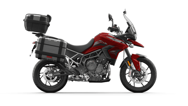 Tiger 900 GT Pro with the road pack CGI shot