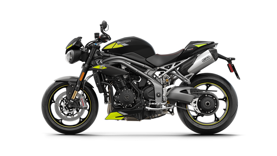 Speed Triple RS in Matt Jet Black with all-new decals
