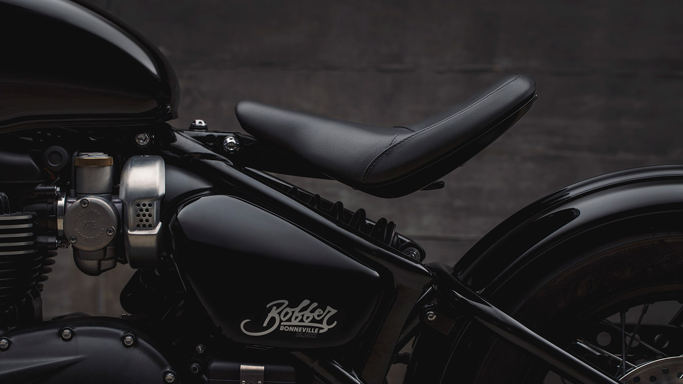 Triumph Bonneville Bobber Seat Detail