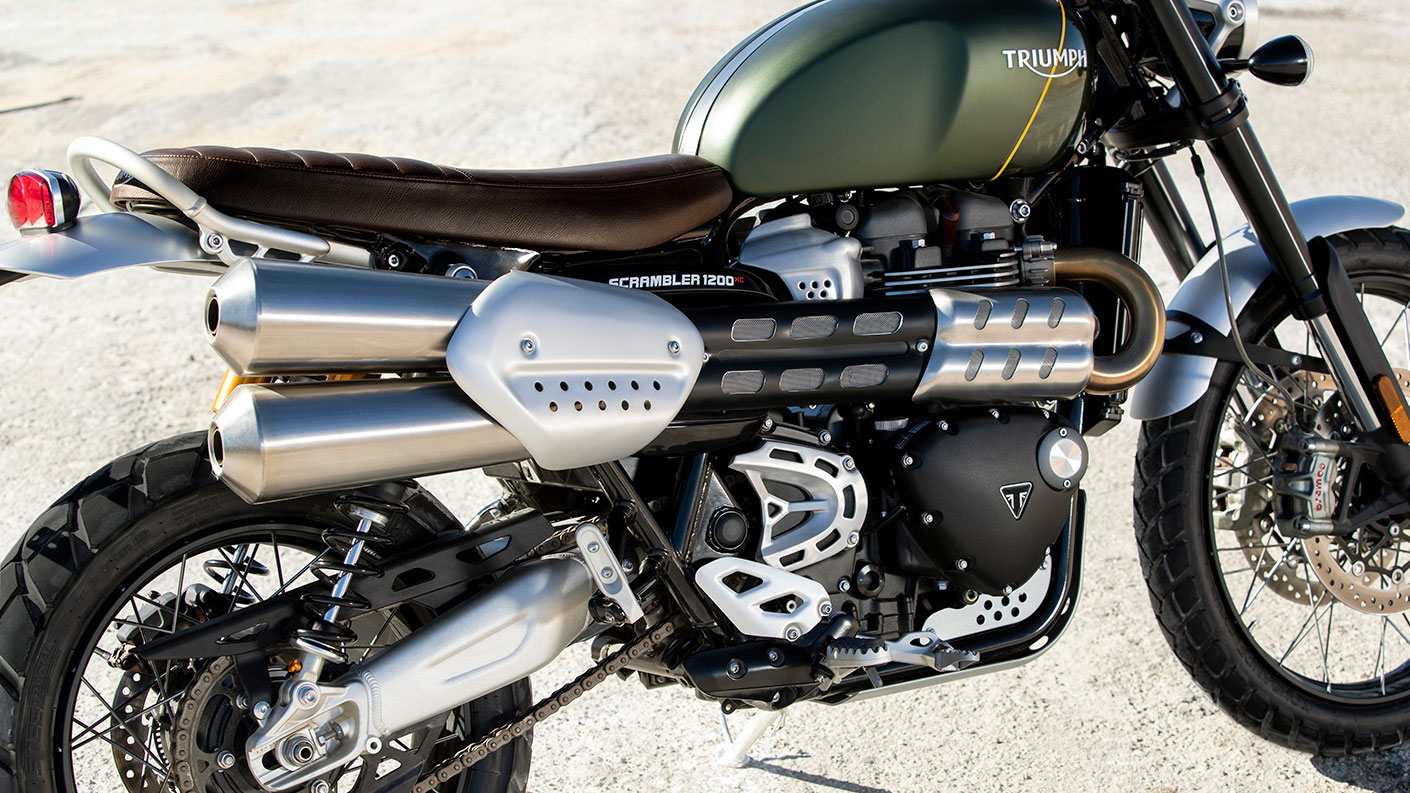 Triumph Scrambler 1200 XC aluminium frame
